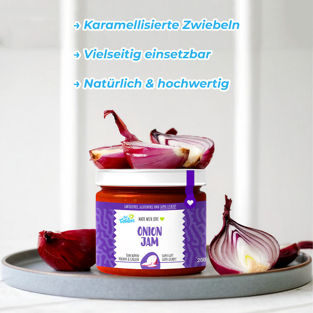 Onion Jam - Karamelisierte Zwiebeln mit leckeren Gewürzen 🧅