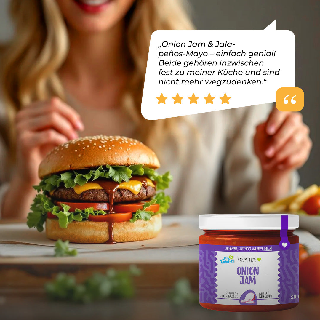 Onion Jam - Karamelisierte Zwiebeln mit leckeren Gewürzen 🧅