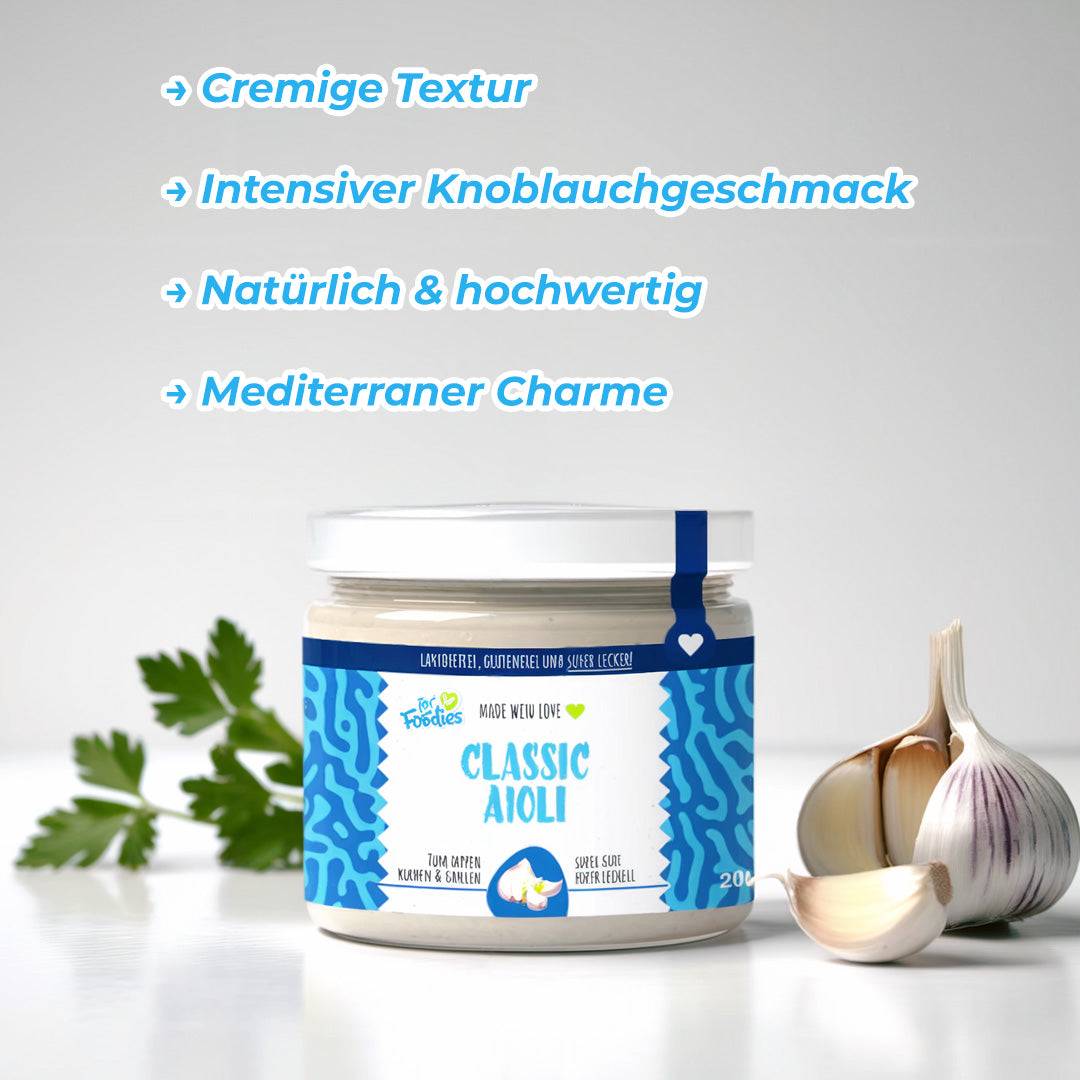 Classic Aioli - Der leckere Knoblauch Dip 🧄
