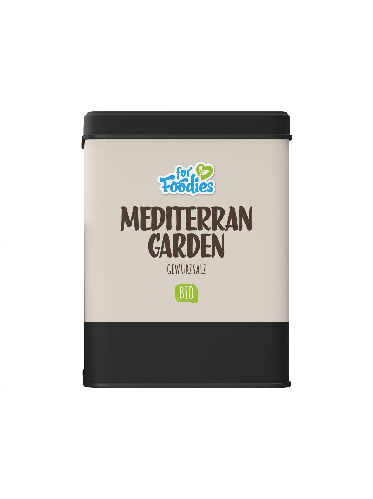 Bio Gewürzsalz - Mediterran Garden 75 g